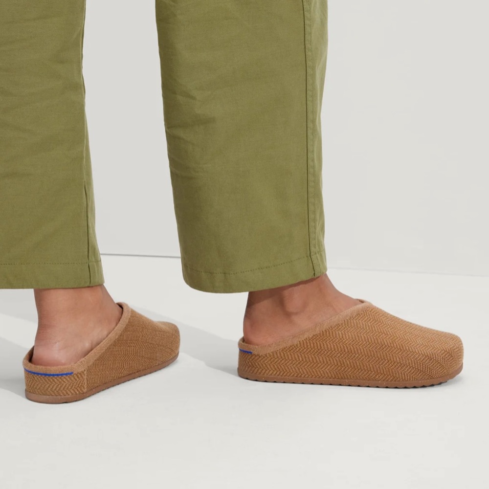 Rothy's Slip-On Clogs in Teak Herringbone size 7